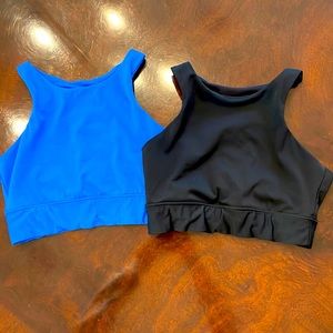 Athleta lot 2 Small racer back sports bras EUC